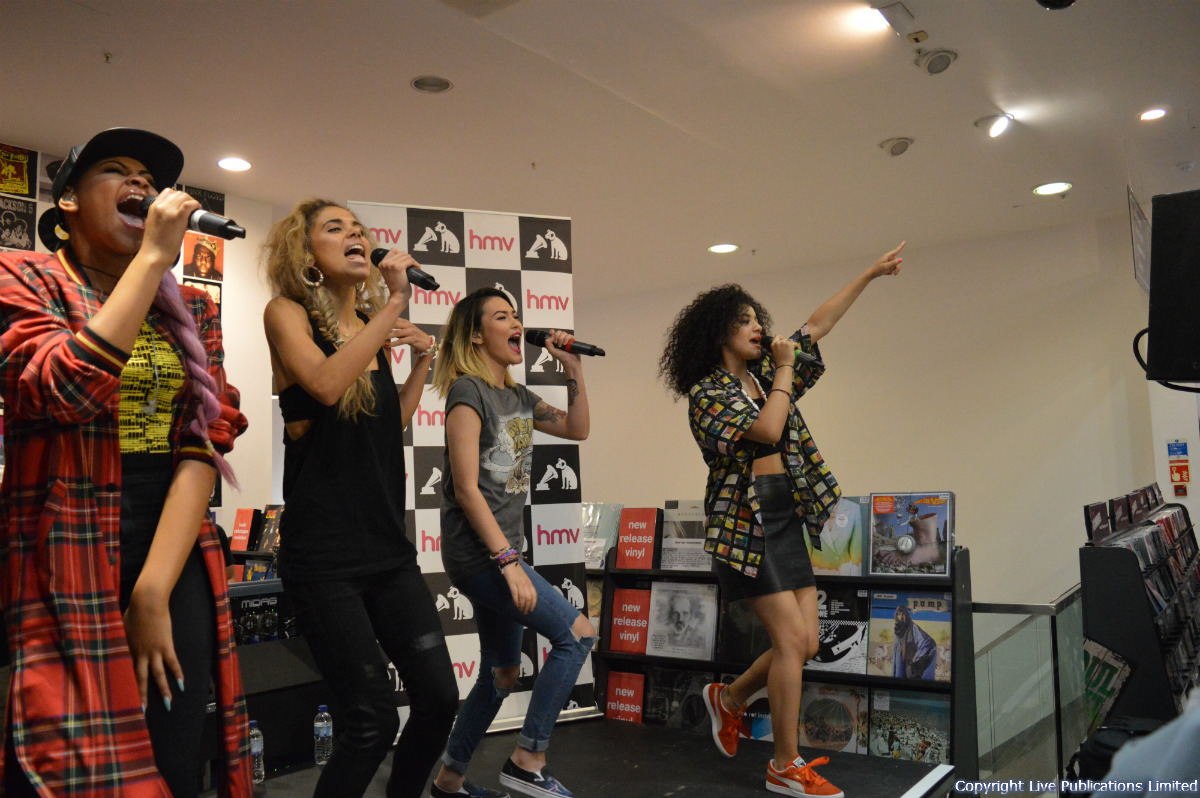 Army of Fans Catch Neon Jungle Performance at HMV