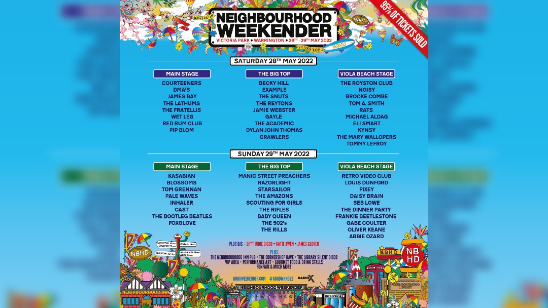 Neighbourhood Weekender 2022: when is it, who is playing at the